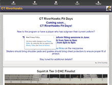 Tablet Screenshot of ctriverhawks.org
